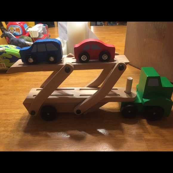 melissa & doug car transporter